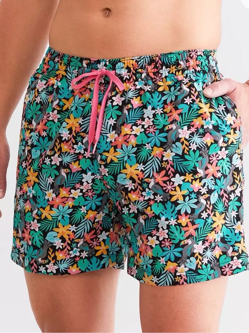 Chubbies Shorts The Bloomerangs Stretch
Swim Trunks size Medium